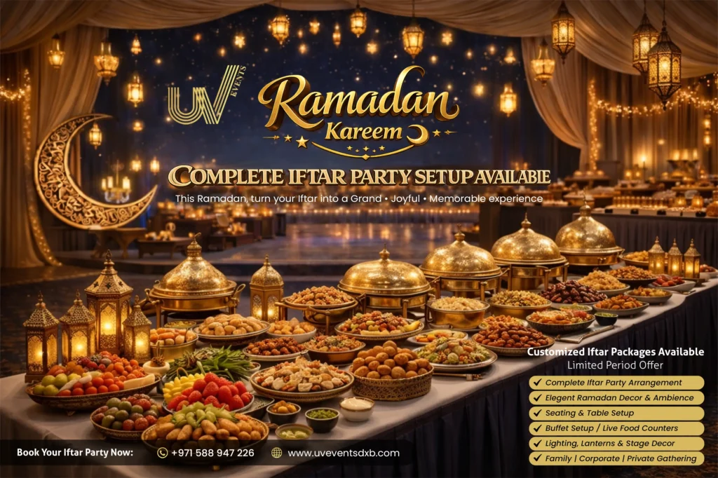 Private Iftar Party in Dubai - UV Events