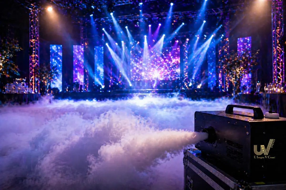 Fog machine Rental for wedding birthday and special events