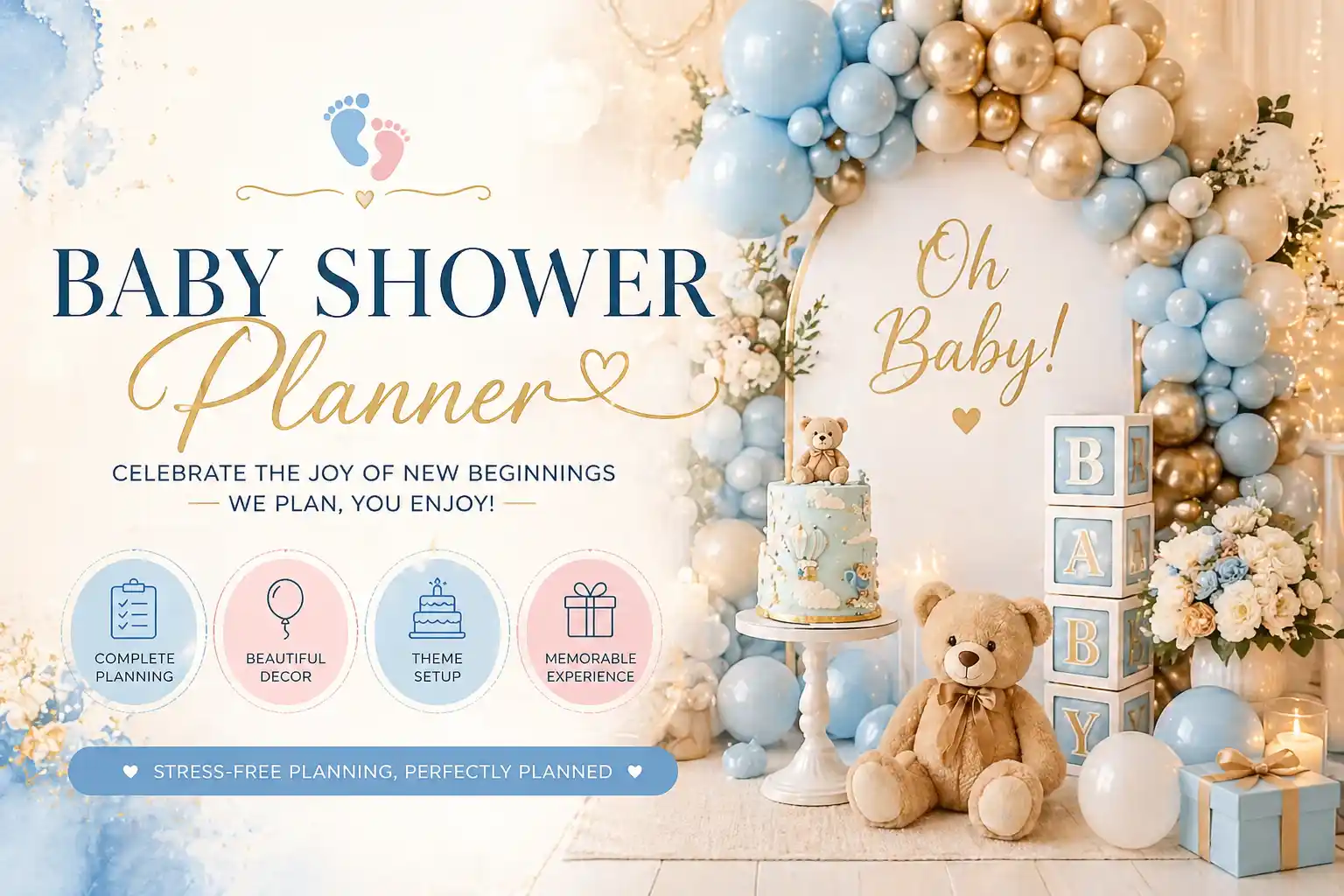 Baby Shower Planner in Dubai, UV Events Planner