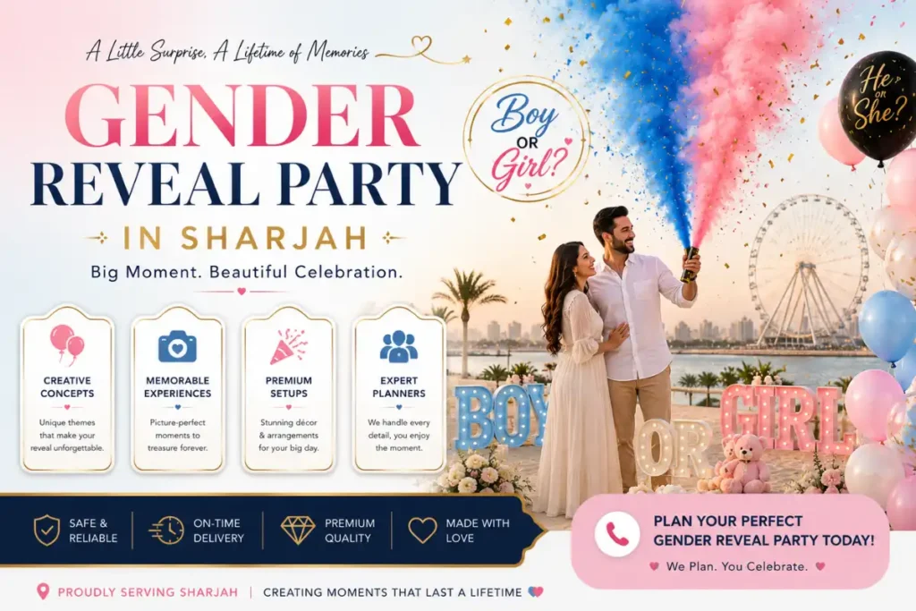 Gender Reveal Party in Sharjah