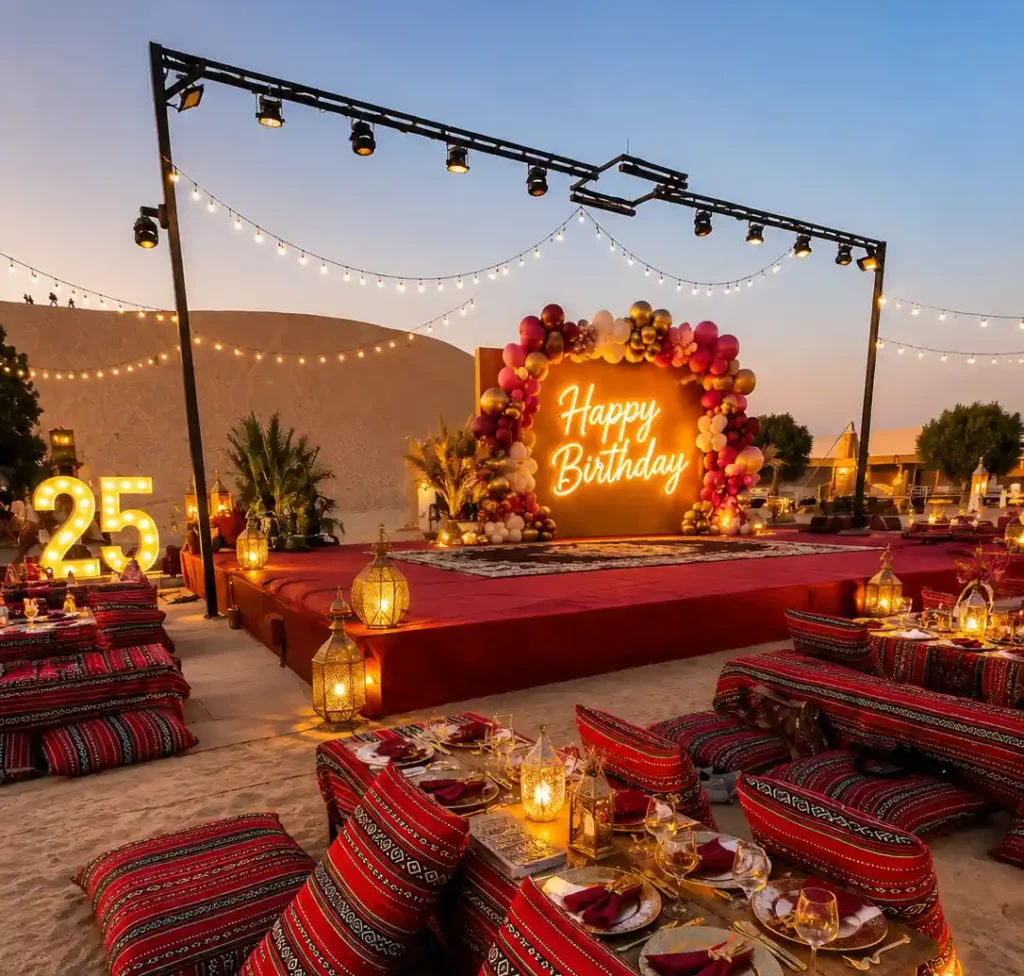 Birthday Desert Events in Dubai - UAE