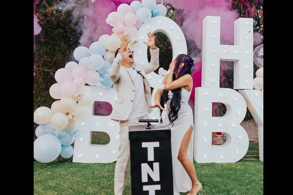 Gender reveal party in Dubai
